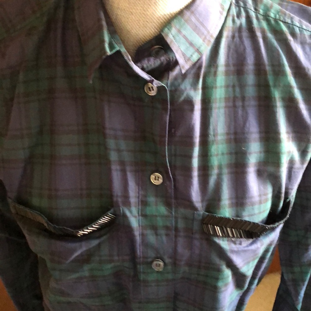 JCrew Plaid Blouse